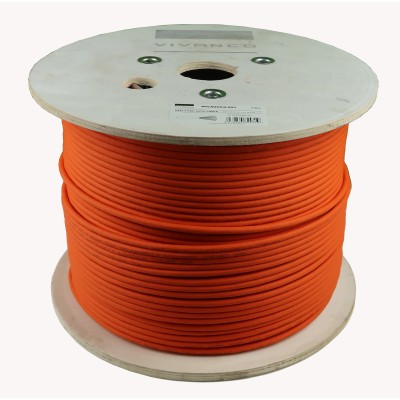 VIVANCO CAT 6 UUTP CABLE UNSHIELDED LSZH ORANGE