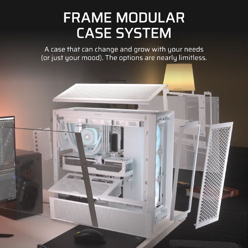 Corsair-FRAME-4000D-RS-ARGB-Modular-Mid-Tower-PC-Case---White-2