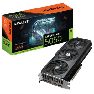GIGABYTE GeForce RTX 5050 GAMING OC 8GB GDDR6 Graphics Card