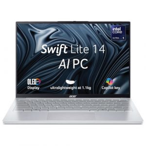 Acer Swift Lite-SFL14-54M Intel Core Ultra 5 115U 16GB RAM 512GB SSD 14 Inch Laptop