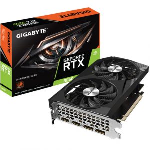GIGABYTE GeForce RTX 3050 WINDFORCE V2 8G GDDR6 Graphics Card