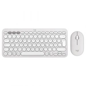 Logitech Pebble 2 Wireless Keyboard & Mouse Combo Tonal White