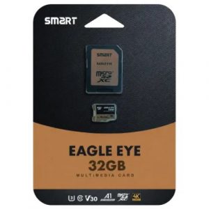 Smart Eagle Eye 32GB Micro SDXC UHS-I U3 Class10 Memory Card with Adapter