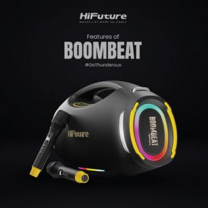 HiFuture BoomBeat 350W Party Bluetooth Speaker Black