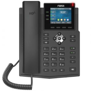 Fanvil X3U 6-SIP PoE Gigabit IP Phone Without Adapter