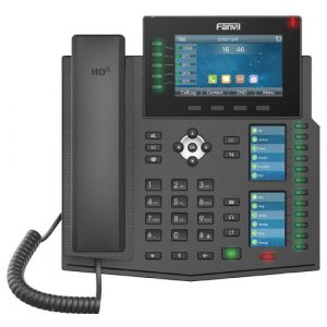 Fanvil X6U High-end PoE Gigabit IP Phone Without Adapter