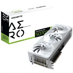 GIGABYTE GeForce RTX 5070 Ti AERO OC 16G GDDR7 Graphics Card