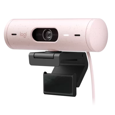 Logitech Brio 500 HDR Webcam With Show Mode ROSE