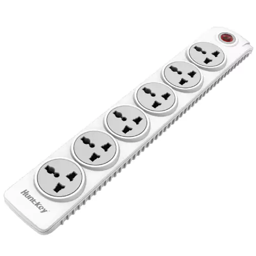 Huntkey-SZN601-6-Port-Copper-Bar-Universal-Power-Strip