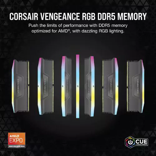 Corsair-VENGEANCE®-RGB-32GB-(2x16GB)-DDR5-DRAM-6000MTs-CL28-AMD-EXPO-&-Intel-XMP-Memory-Kit-Black-1